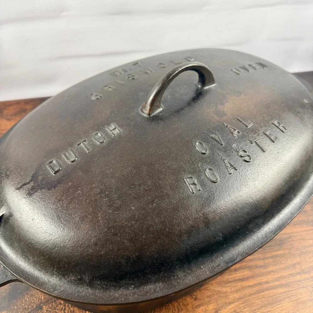 Griswold No 7 Cast Iron Oval Roaster Dutch Oven 648 Erie PA